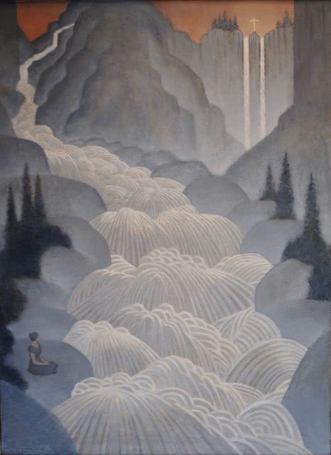 White Rapids, 2022, oil on canvas, 33 x 24