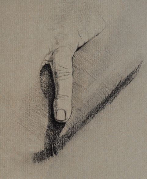 Joseph Fodor’s Pinkie, winter 1962-63, graphite, 6.25 x 5