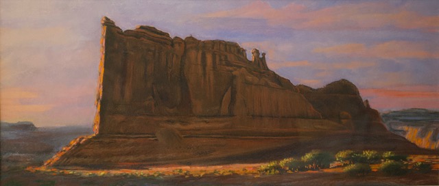 Tower of Babel, 1977, pastel, 9.5 x 22.5
