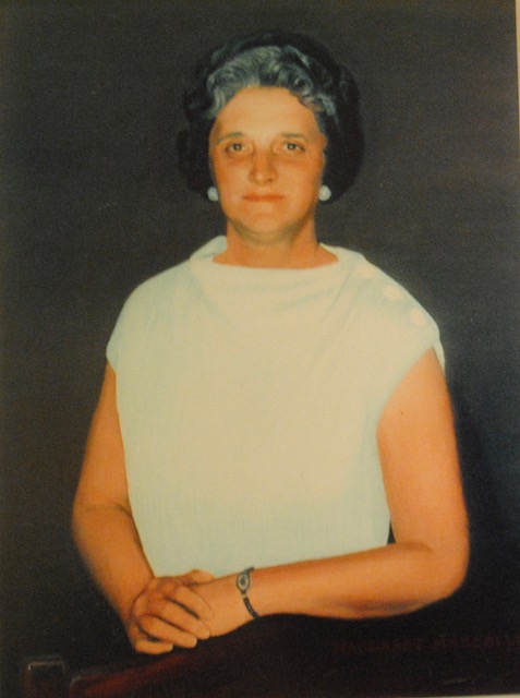 Mrs. Marcelli, 1990, oil on canvas, approx. 24 x 20