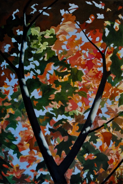 Autumn Leaves, 2020, oil on canvas, 36x24